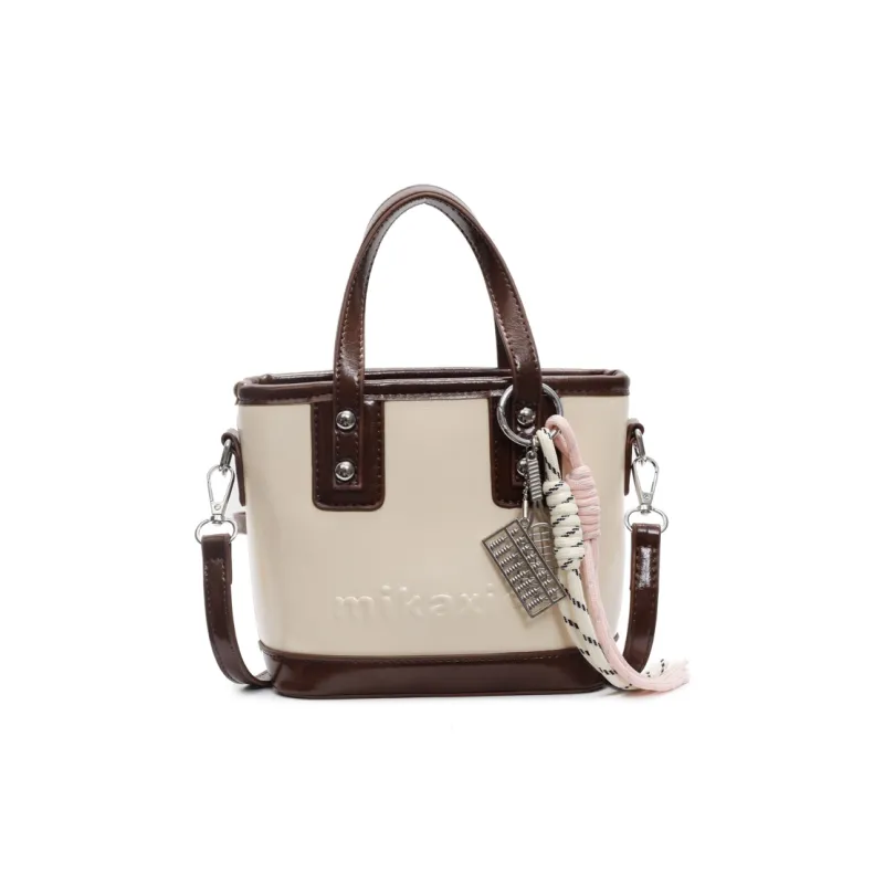 TOUTSEUL YOLO PU One Shoulder Handbag Women's Ecru/Black/Pink/Coffee-0