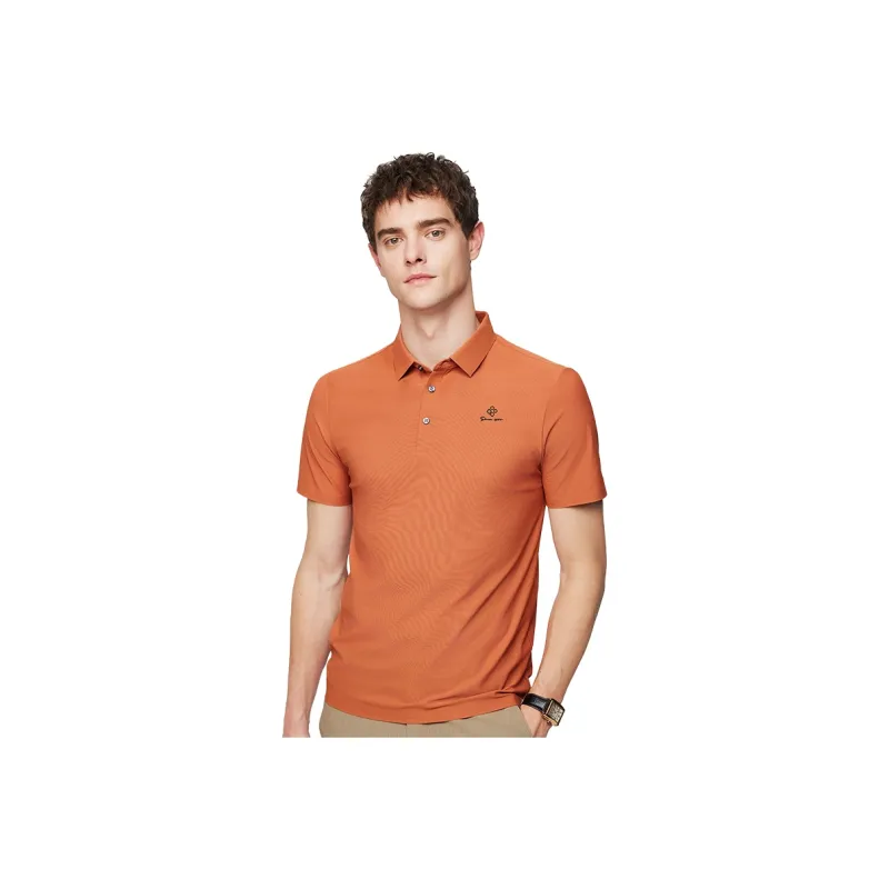 Red bean Polo Shirts Men-10