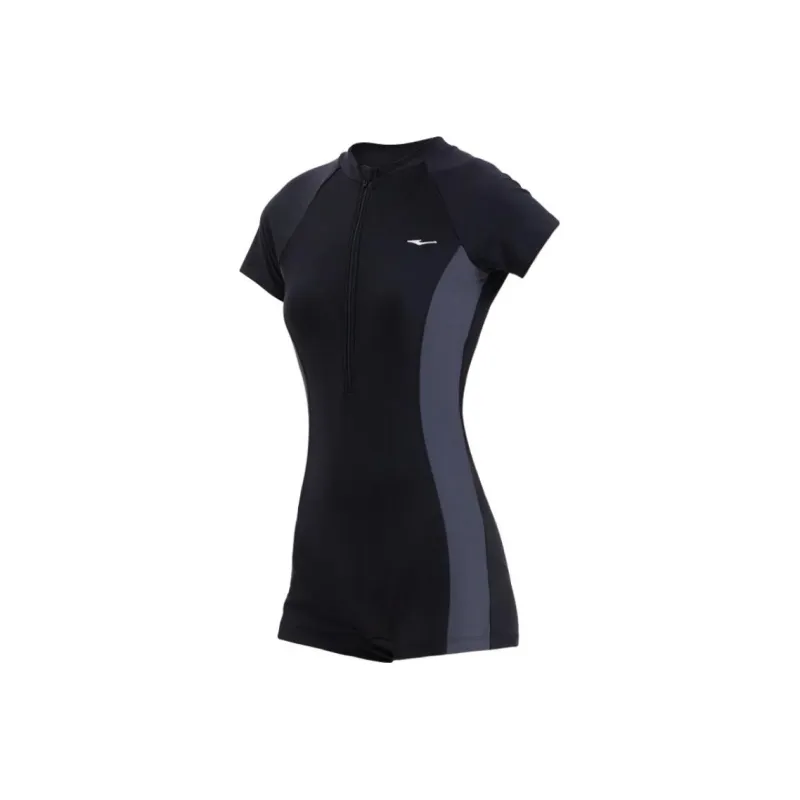 Erke One piece Swimsuit Women's Black-0
