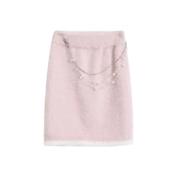 Metamorphosis Casual Long Skirts Women's Pink