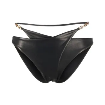 VERSACE Greca detailed Layered Bikini Bottom