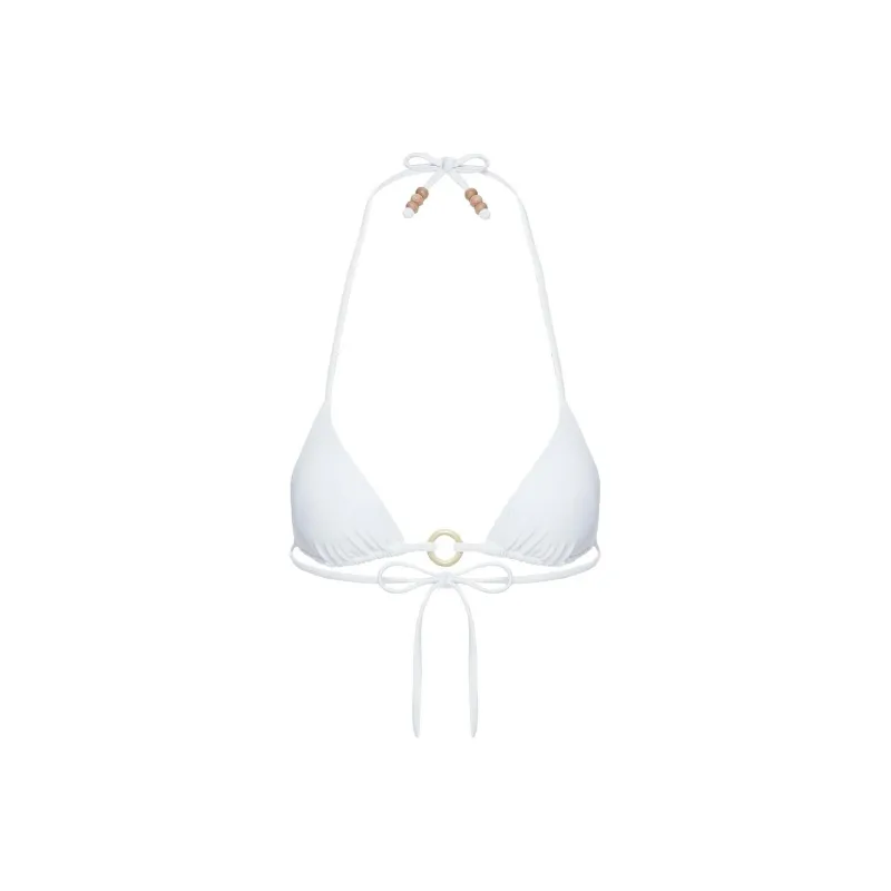 PRINCESS POLLY NAPLES RING TRIANGLE BIKINI TOP Bikini Women's White/White-0