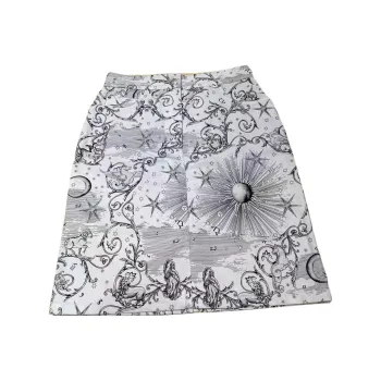 HERMES Casual Short Skirts Women's White