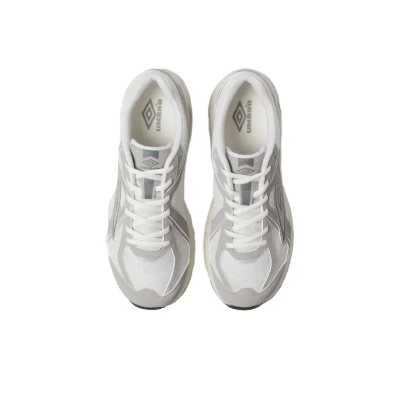 Umbro Cushioning, Wear Resistant Low Top Casual Shoes Unisex White Gray-2
