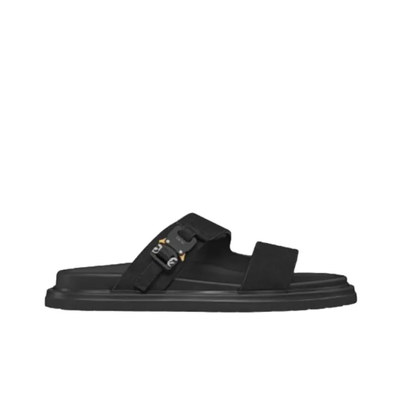 DIOR Aqua Slide Slippers Men's Black-1