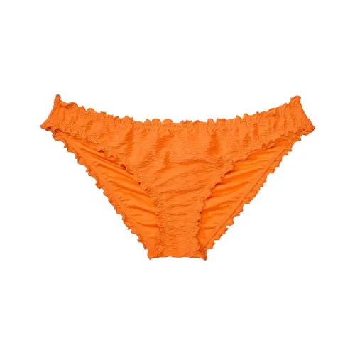 Victoria's Secret PINK Mix & Match Ruffle Cheeky Bikini Bottom/Orange Swimming Shorts Women's Orange