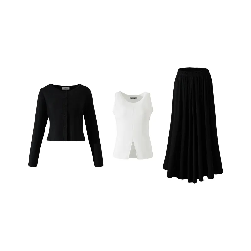TURN UP Two Piece Skirt Sets Women's-3