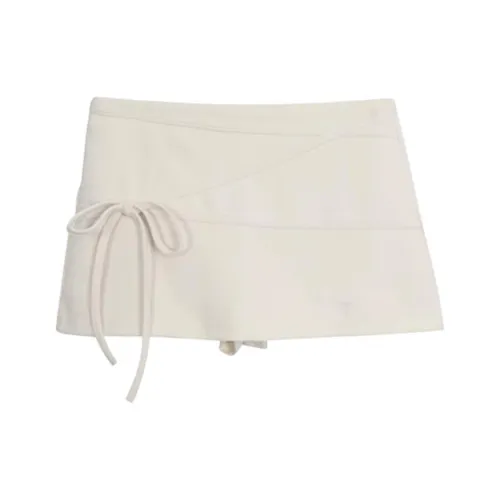 WEEKEND HUB Casual Short Skirts Women's Apricot