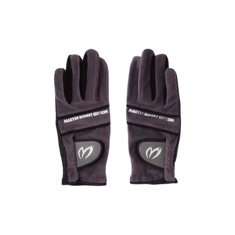 MASTER BUNNY EDITION Polyester, Wool, Synthetic Leather Gloves Unisex Black-0