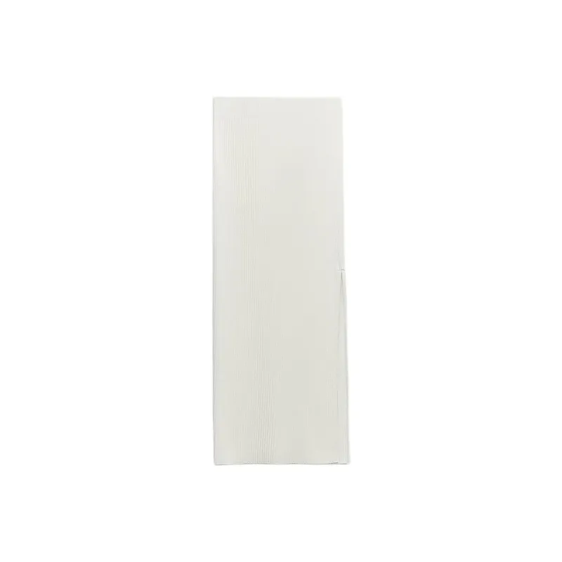 ZARA Casual Long Skirt Women's Frosted White-0