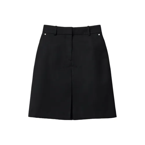 CALVIN KLEIN Casual Short Skirts Women's Space Black