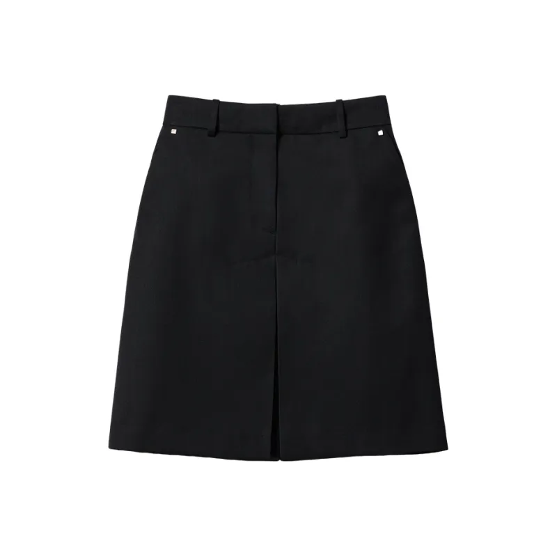 CALVIN KLEIN Casual Short Skirts Women's Space Black-0