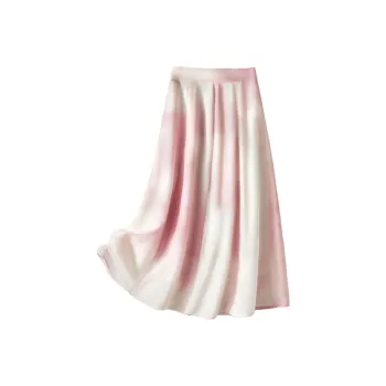 IHIMI Casual Long Skirt Women's Peachy Pink
