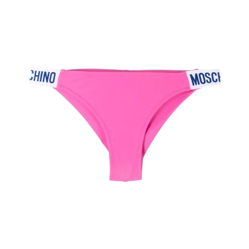 MOSCHINO Logo waistband Bikini Bottom-0