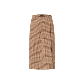 WEEKEND MaxMara Casual Long Skirt Women's Khaki