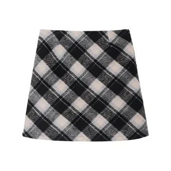 XINBANGBANG Casual Short Skirts Women's Black