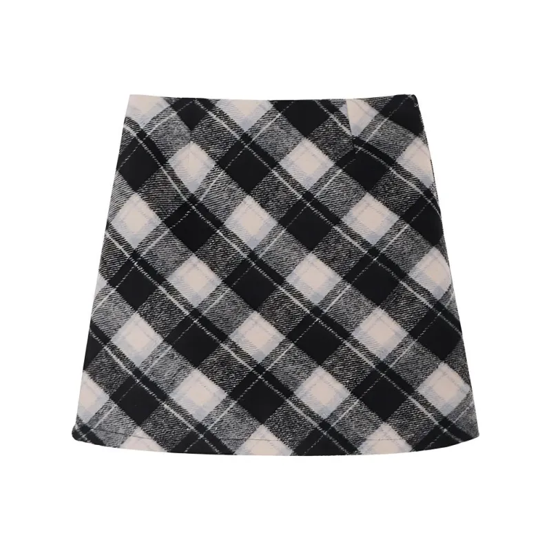 XINBANGBANG Casual Short Skirts Women's Black-0