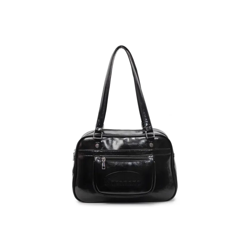Single Warehouse PU Shoulder Bag Regular Women's Ecru/Pink/Blue/Yellow/Black-24
