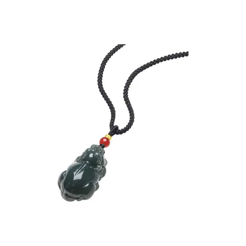 LIU GUI FU JEWELRY Hetian Jade Green Jade Unisex-1