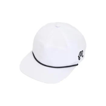 Malbon Golf   Baseball Caps Unisex White