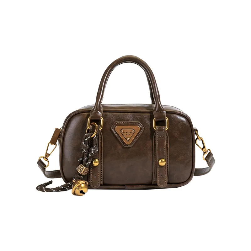 TOUTSEUL YOLO PU One Shoulder Handbag Women's Ecru/Black/Khaki/Brown-12
