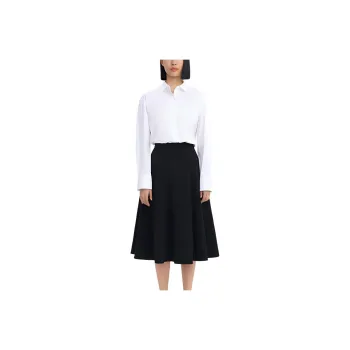 THEORY Casual Long Skirts Women's Black