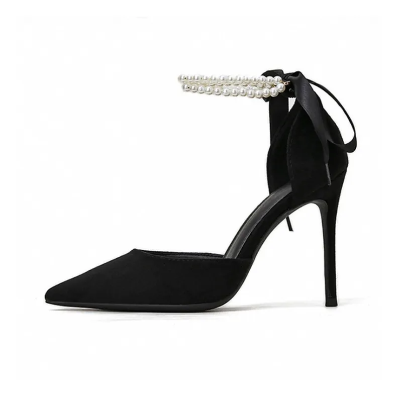 KATHRYN WILSON Slim Heel High Heels Women's Black-0