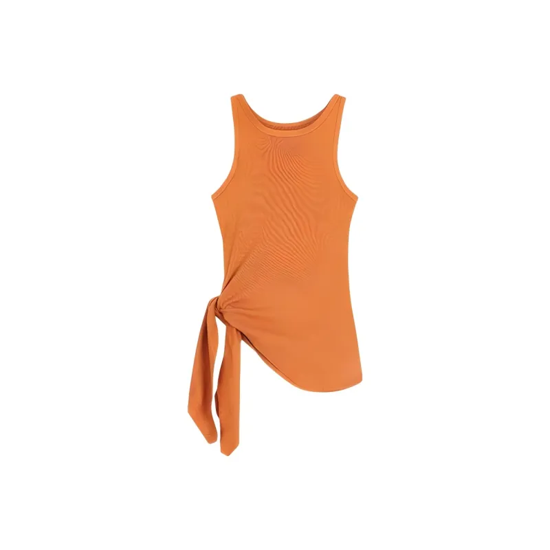 DOKZB Tank Tops Women's Orange-1