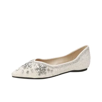 Lanza Casual Single Shoes 1cm Women's Silver