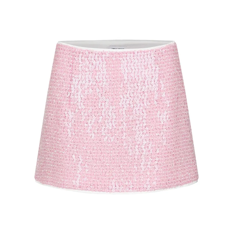 URBAN REVIVO Casual Short Skirts Women's Pink-0
