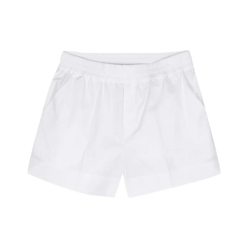 PAROSH Casual Shorts Women's White-0