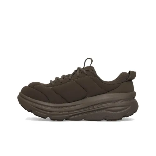 MARNI x HOKA ONE ONE Bondi B3LS Anti Slip Wear Resistant Low Top Casual Running Shoes Unisex Black
