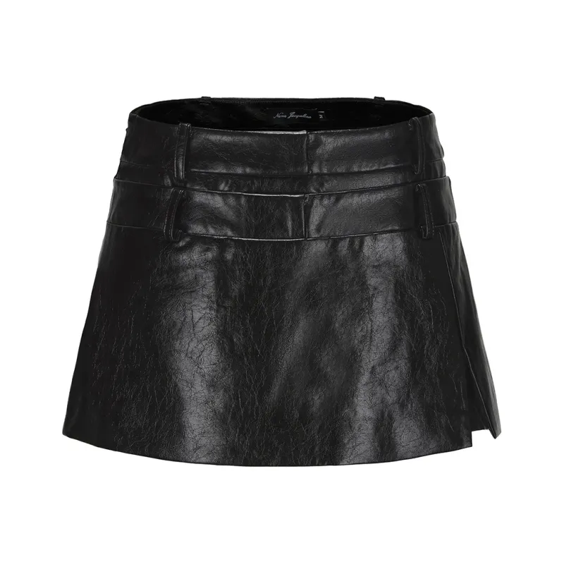 NANA JACQUELINE Casual Short Skirts Women's Black-0