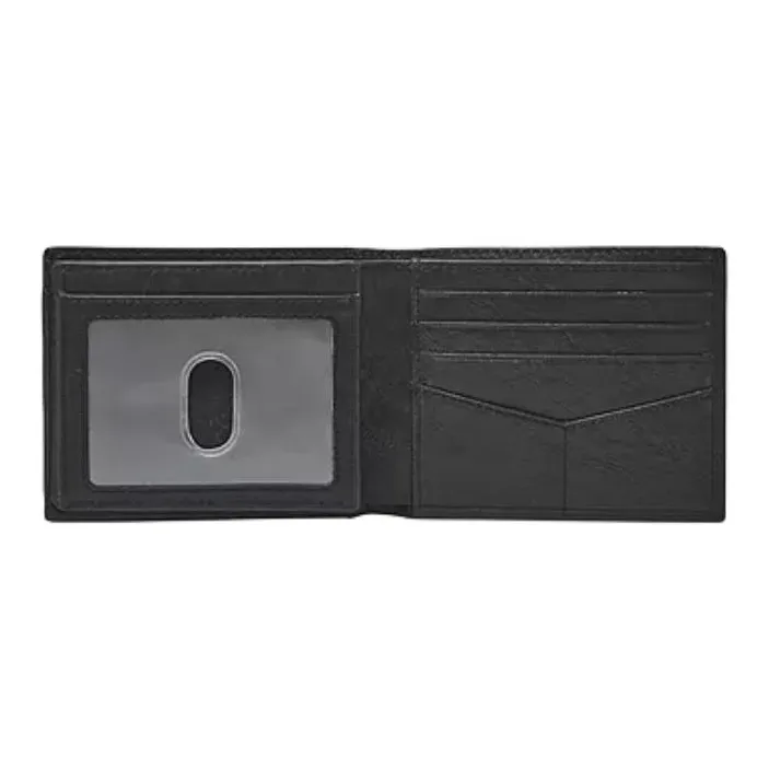 FOSSIL Leather Wallet Men's Black-2