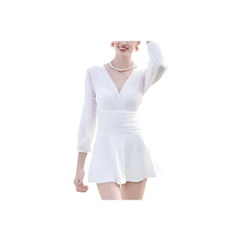 ZOKE Swim Dresses & Skirts Women's Milk White