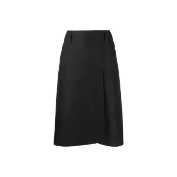 TIBI Casual Long Skirts Women's Black