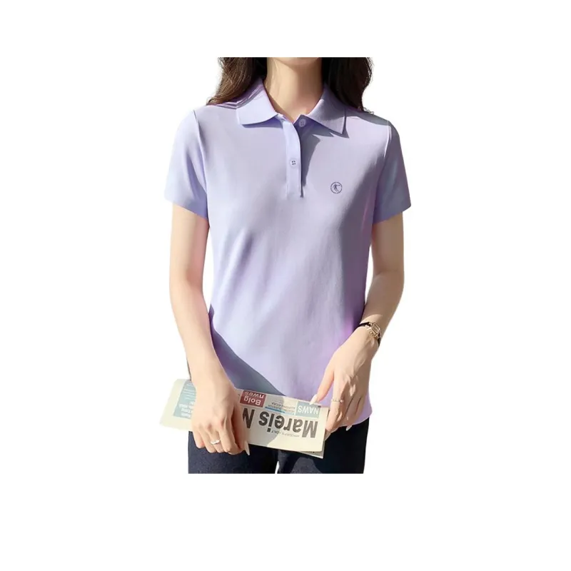 QIAODAN Polo Shirt Women's Taro Purple-0