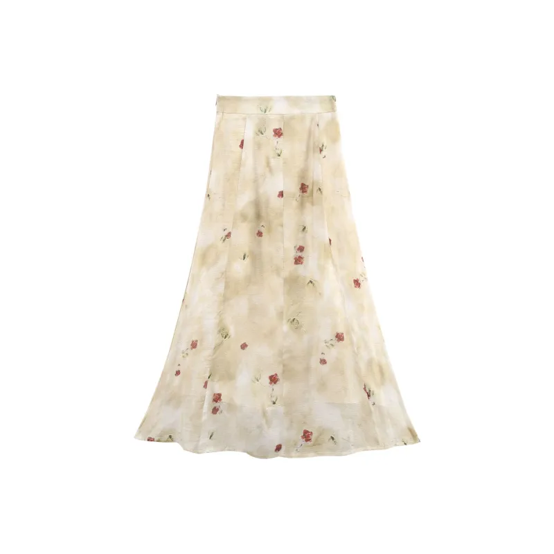 A Paradise For Awakening Casual Long Skirts Women's-5