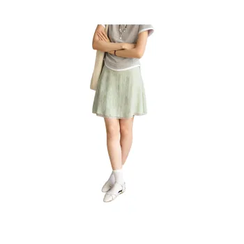 SOLIGHTER Casual Short Skirts Women's Milkshake Green