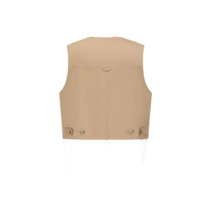 Alexia Sandra Vests Women's Khaki-1