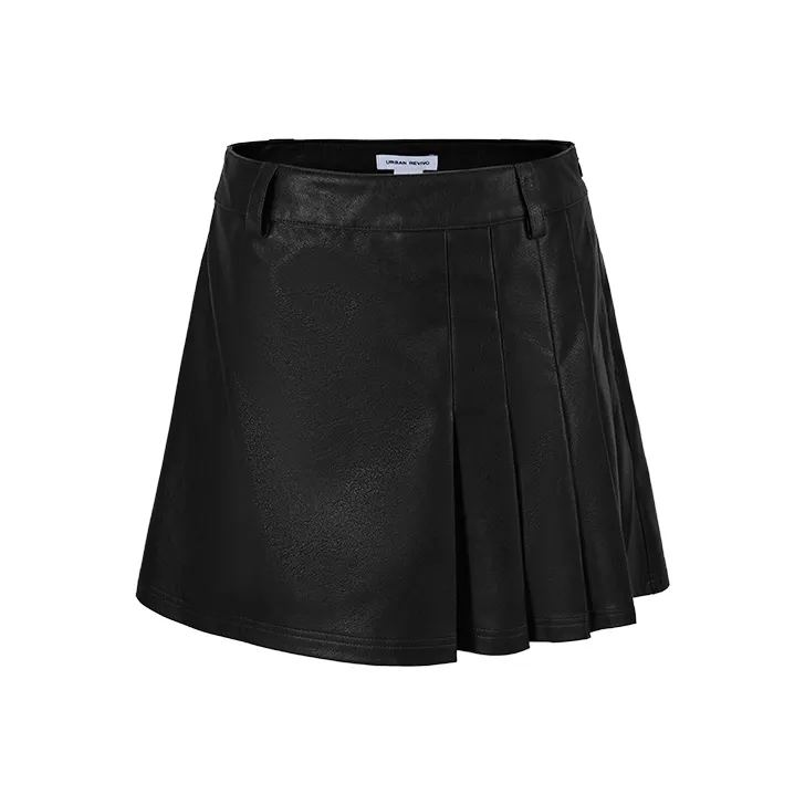 URBAN REVIVO Casual Short Skirts Women's Black-0