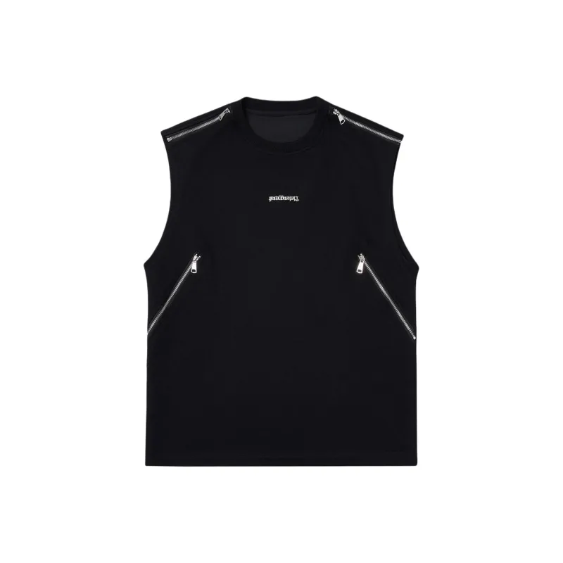 DUATOGE Tank Tops Men Black -5