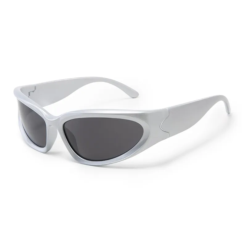MK MINGKU Irregular Shape Sunglasses Unisex-3