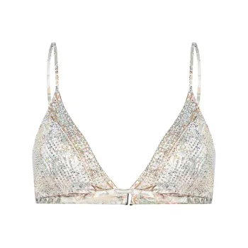 Camilla Tower Tales Crystal embellished Bikini Top