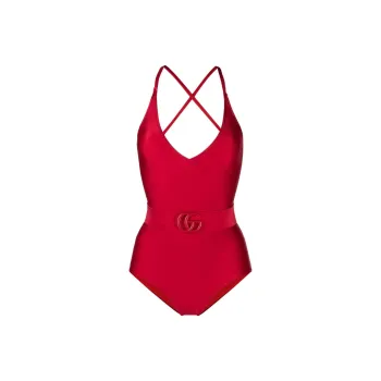 GUCCI SS23 Swimsuit Women's Red