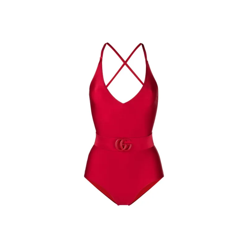 GUCCI SS23 Swimsuit Women's Red-0