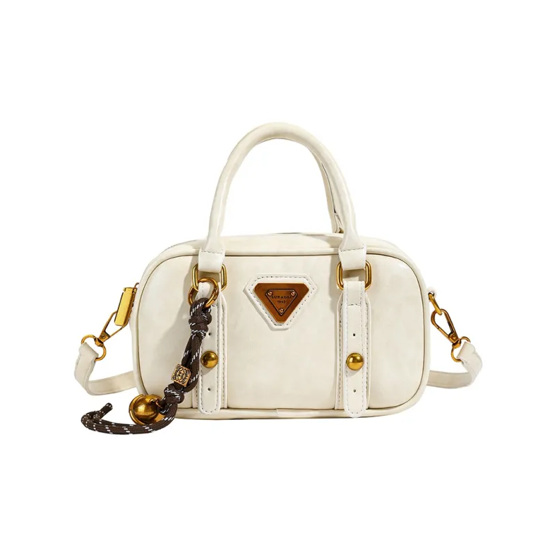TOUTSEUL YOLO PU One Shoulder Handbag Women's Ecru/Black/Khaki/Brown-0