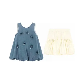 Mlpstudio Skirt Set Women's Blue White