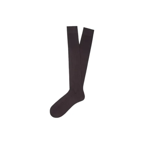 Zegna Thigh high Socks Men's 1 Pack Dark Gray