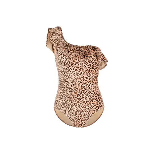 Ulla Johnson One-shoulder Slow Leopard Swimsuit